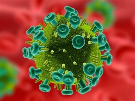 simsearch:400-05016219,k - 3d rendered close up of a hi virus Stock Photo - Budget Royalty-Free & Subscription, Code: 400-03989088