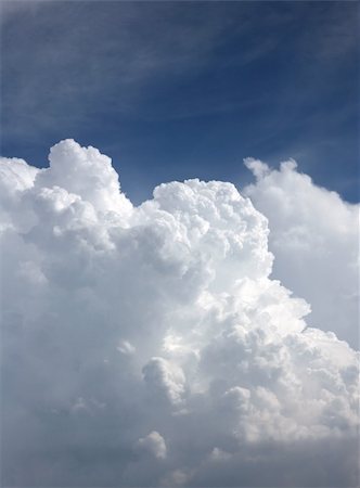 Clouds. A view from a window of the plane Stock Photo - Budget Royalty-Free & Subscription, Code: 400-03989159