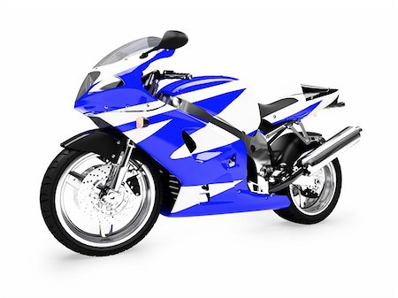 simsearch:400-03927951,k - isolated motorcycle on a white background Stock Photo - Budget Royalty-Free & Subscription, Code: 400-03983367