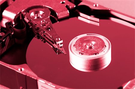 simsearch:400-05238336,k - Macro photo - Hard Disk Drive. Great details ! Stock Photo - Budget Royalty-Free & Subscription, Code: 400-03995010