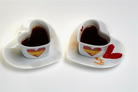 a cup of coffee for valentine Stock Photo - Budget Royalty-Free & Subscription, Code: 400-03998040