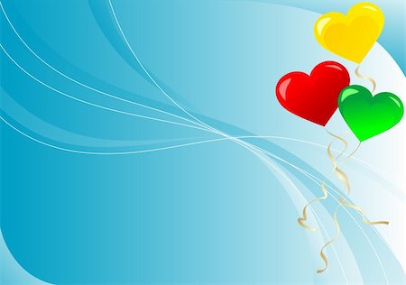 simsearch:400-04658893,k - Abstract vector background with balloons Photographie de stock - Aubaine LD & Abonnement, Code: 400-03990582