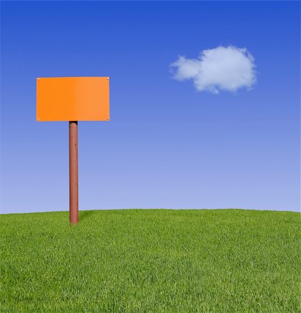 simsearch:400-03991406,k - sign post in the meadow Stock Photo - Budget Royalty-Free & Subscription, Code: 400-03992085