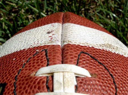 pigskin - American football details Stock Photo - Budget Royalty-Free & Subscription, Code: 400-03993947