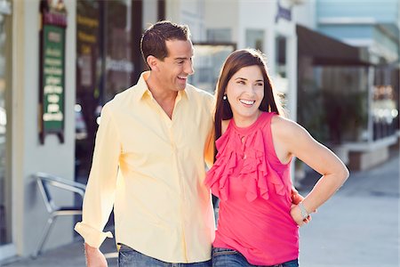 Couple Walking  Outdoors Stock Photo - Premium Royalty-Free, Code: 600-04625293