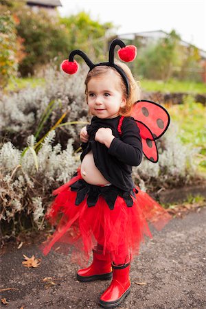 dress up girl - Girl Dressed-Up as Ladybug, Portland, Multnomah County, Oregon, USA Stock Photo - Premium Royalty-Free, Code: 600-04931772