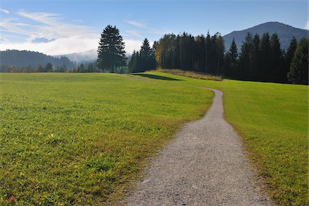 Path, Kruen, Garmisch Partenkirchen District, Oberbayern, Bavaria, Germany Stock Photo - Premium Royalty-Free, Code: 600-05452148