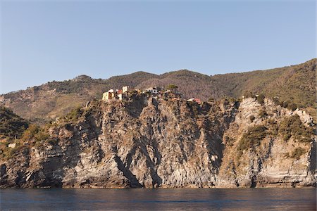 escarpment - Vernazza, Cinque Terre, Province of La Spezia, Liguria, Italy Stock Photo - Premium Royalty-Free, Code: 600-05756264