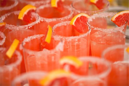 rim - Glasses of Grapefruit Juice at Wedding Stock Photo - Premium Royalty-Free, Code: 600-05756464