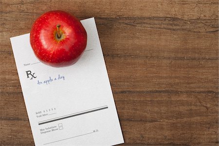 Prescription for an Apple a Day, Birmingham, Alabama, USA Stock Photo - Premium Royalty-Free, Code: 600-05803297