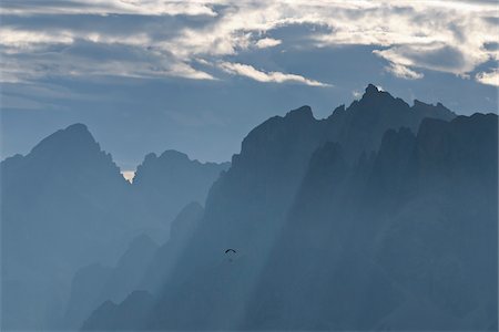 View from Pordoi Pass, Dolomites, South Tyrol, Trentino-Alto Adige, Italy Stock Photo - Premium Royalty-Free, Code: 600-05821933