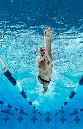 swimmer (male) - Swimmer, International Swimming Hall of Fame, Fort Lauderdale, Florida, USA Stock Photo - Premium Royalty-Free, Code: 600-05973050