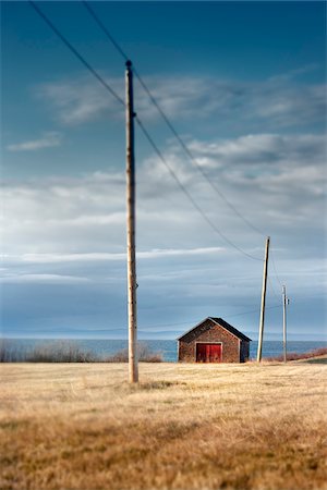 edificio agricolo - Barn, New Brunswick, Canada Fotografie stock - Premium Royalty-Free, Codice: 600-06007890