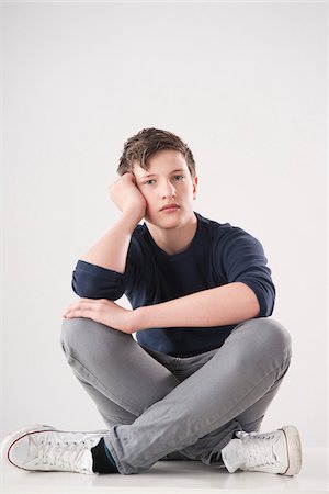 Portrait of Teenage Boy Stock Photo - Premium Royalty-Free, Code: 600-06144733