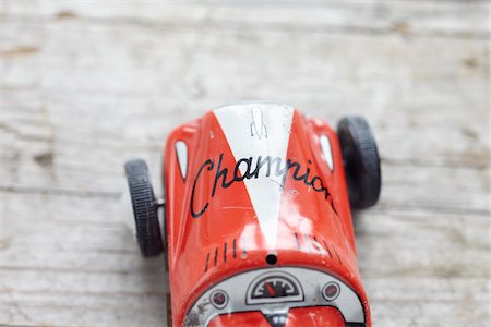 pictures of red colour objects - Vintage Toy Car Stock Photo - Premium Royalty-Free, Code: 600-06180208