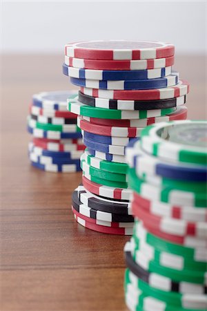 poker game - Stacks of Poker Chips Stock Photo - Premium Royalty-Free, Code: 600-06302273
