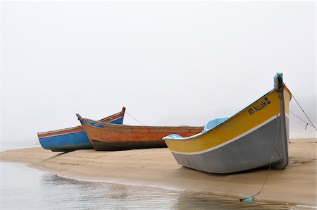 Boats on Beach, Moulay Bousselham, Kenitra Province, Morocco Stock Photo - Premium Royalty-Free, Code: 600-06368359