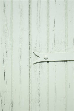 Wall of White Wooden Siding and Hardware, Arcachon, Gironde, Aquitaine, France Stock Photo - Premium Royalty-Free, Code: 600-06407689