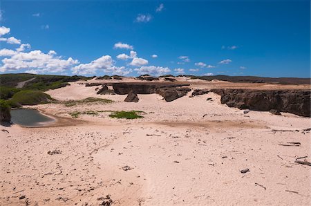 simsearch:600-06431260,k - Paysage pittoresque avec le sable, le Parc National Arikok, Aruba, petites Antilles, des Caraïbes Photographie de stock - Premium Libres de Droits, Code: 600-06431271
