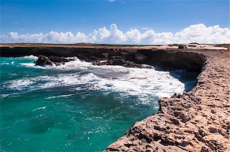 simsearch:600-06431260,k - Scenic avec vagues Cliff, Parc National Arikok, Aruba, petites Antilles, des Caraïbes Photographie de stock - Premium Libres de Droits, Code: 600-06431272