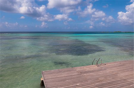 simsearch:600-06431260,k - Quai et l'eau, Mangel Halto Beach, Aruba, petites Antilles, des Caraïbes Photographie de stock - Premium Libres de Droits, Code: 600-06431273
