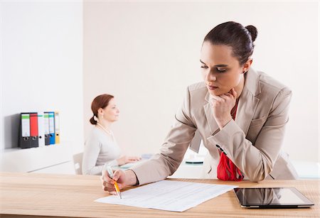 simsearch:600-06355235,k - Women Working in Office Stock Photo - Premium Royalty-Free, Code: 600-06645511
