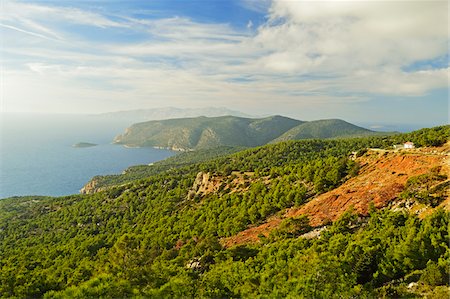 View of Apolakkia Bay from Monolithos, Rhodes, Dodecanese, Aegean Sea, Greece, Europe Stock Photo - Premium Royalty-Free, Code: 600-07199984