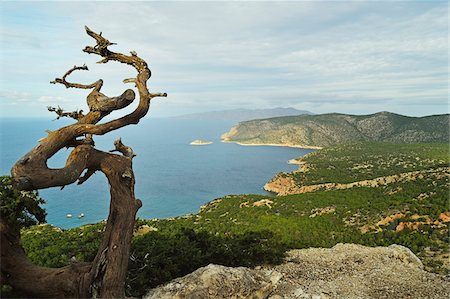 Coast at Monolithos and Aegean Sea, Rhodes, Dodecanese, Aegean Sea, Greece, Europe Stock Photo - Premium Royalty-Free, Code: 600-07199994