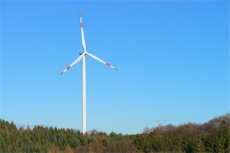 simsearch:600-07561369,k - Wind Turbine, Odenwald, Hesse, Germany Stock Photo - Premium Royalty-Free, Code: 600-07279135
