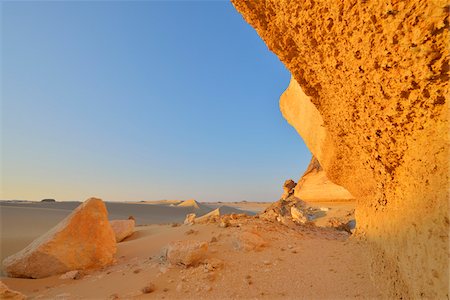 simsearch:600-07453845,k - Rock Formation in Desert, Matruh Governorate, Libyan Desert, Sahara Desert, Egypt, Africa Photographie de stock - Premium Libres de Droits, Code: 600-07279241