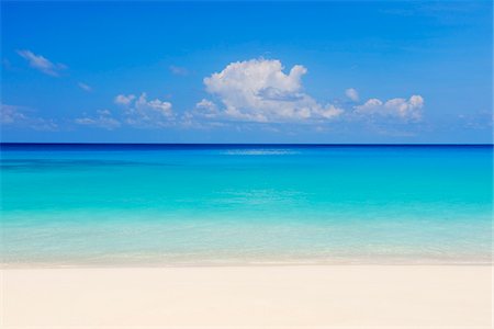 relaxing on beach - Beach and Ocean, Anse Intendance, Mahe, Seychelles Stock Photo - Premium Royalty-Free, Code: 600-07453872