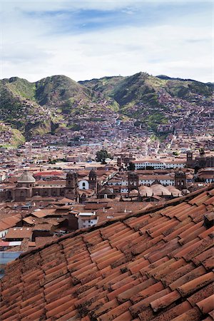 Rooftops, Cuzco, Peru Stock Photo - Premium Royalty-Free, Code: 600-07529056