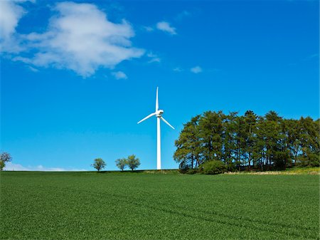 simsearch:600-08169205,k - Wind turbine in countryside, Weser Hills, North Rhine-Westphalia, Germany Stock Photo - Premium Royalty-Free, Code: 600-07608317
