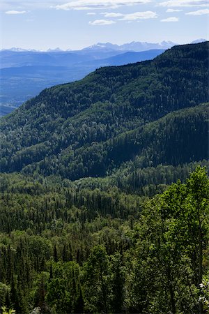 Alaska Highway, Rocky Mountains, northern British Columbia, Canada Foto de stock - Sin royalties Premium, Código: 600-07650777