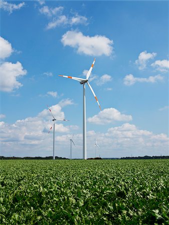 simsearch:600-08169205,k - Wind Turbines in Countryside, North Rhine-Westphalia, Germany Stock Photo - Premium Royalty-Free, Code: 600-07965874