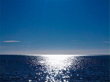 Sunshine Reflecting on Sea, Majorca, Balearic Islands, Spain Foto de stock - Sin royalties Premium, Código: 600-08102892