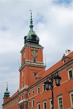 stare mesto - Clock Tower of Royal Castle, Stare Miasto, Warsaw, Poland Stock Photo - Premium Royalty-Free, Code: 600-08212915