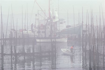 Weir Fishing, Deer Island New Brunswick, Canada Stock Photo - Premium Royalty-Free, Code: 600-00004174