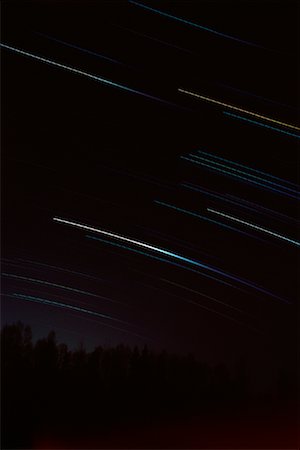 star trails - Star Trails Shampers Bluffs New Brunswick, Canada Stock Photo - Premium Royalty-Free, Code: 600-00000052