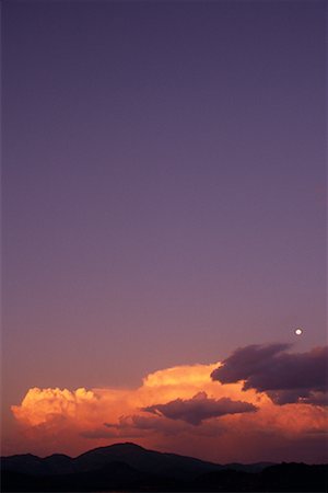 simsearch:600-00045917,k - Les nuages Cumulus et lune Namaqualand, Afrique du Sud Photographie de stock - Premium Libres de Droits, Code: 600-00010696