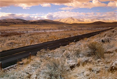simsearch:600-00172467,k - Road and Landscape Nevada, USA Stock Photo - Premium Royalty-Free, Code: 600-00020793