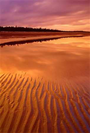 simsearch:600-02957787,k - Naikoon Provincial Park at Sunset Queen Charlotte Islands British Columbia, Canada Stock Photo - Premium Royalty-Free, Code: 600-00033620