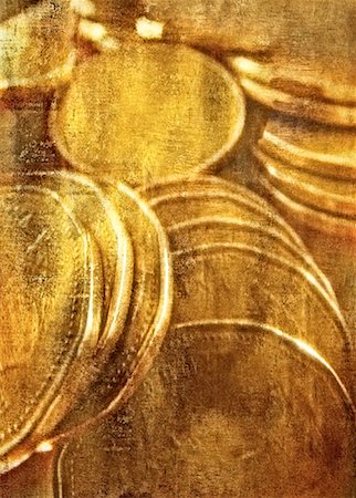 simsearch:600-00077457,k - Close-Up of Pile of Coins Stock Photo - Premium Royalty-Free, Code: 600-00044628