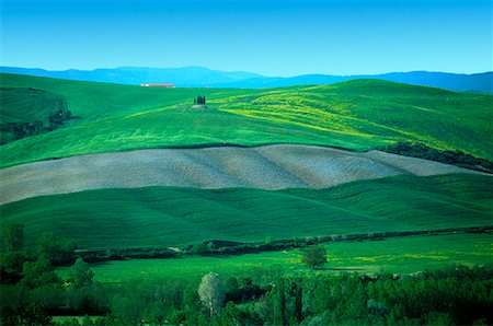 simsearch:600-00026377,k - Aerial View of Landscape Tuscany, Italy Stock Photo - Premium Royalty-Free, Code: 600-00049870