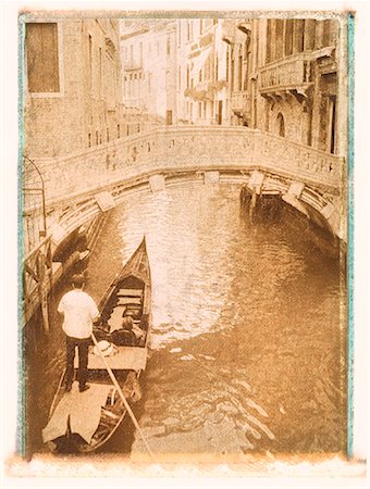 simsearch:700-00035072,k - Back View of Gondolier Venice, Italy Stock Photo - Premium Royalty-Free, Code: 600-00043081