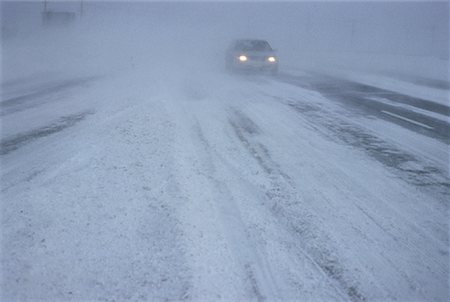 simsearch:700-00090429,k - Car on Road in Snow Storm, Ottawa, Ontario, Canada Stock Photo - Premium Royalty-Free, Code: 600-00057815