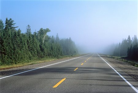 simsearch:600-00172467,k - Road and Haze Highway 17, Ontario, Canada Stock Photo - Premium Royalty-Free, Code: 600-00051270