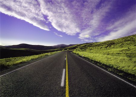 simsearch:600-00172467,k - Highway, Landscape and Sky New Zealand Stock Photo - Premium Royalty-Free, Code: 600-00051690