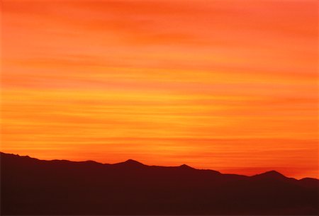 simsearch:600-03446089,k - Sunset over Mountains, Oaxaca, Mexico Foto de stock - Sin royalties Premium, Código: 600-00064930