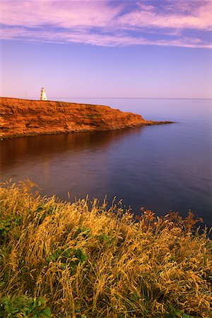 simsearch:600-01540973,k - Cape Tryon Lighthouse and Gulf Of St. Lawrence at Sunrise, Cape Tryon, P.E.I., Canada Stock Photo - Premium Royalty-Free, Code: 600-00067659